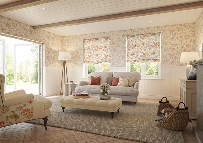 Paloma, Amber - Motorised Roman Blind - Image 6